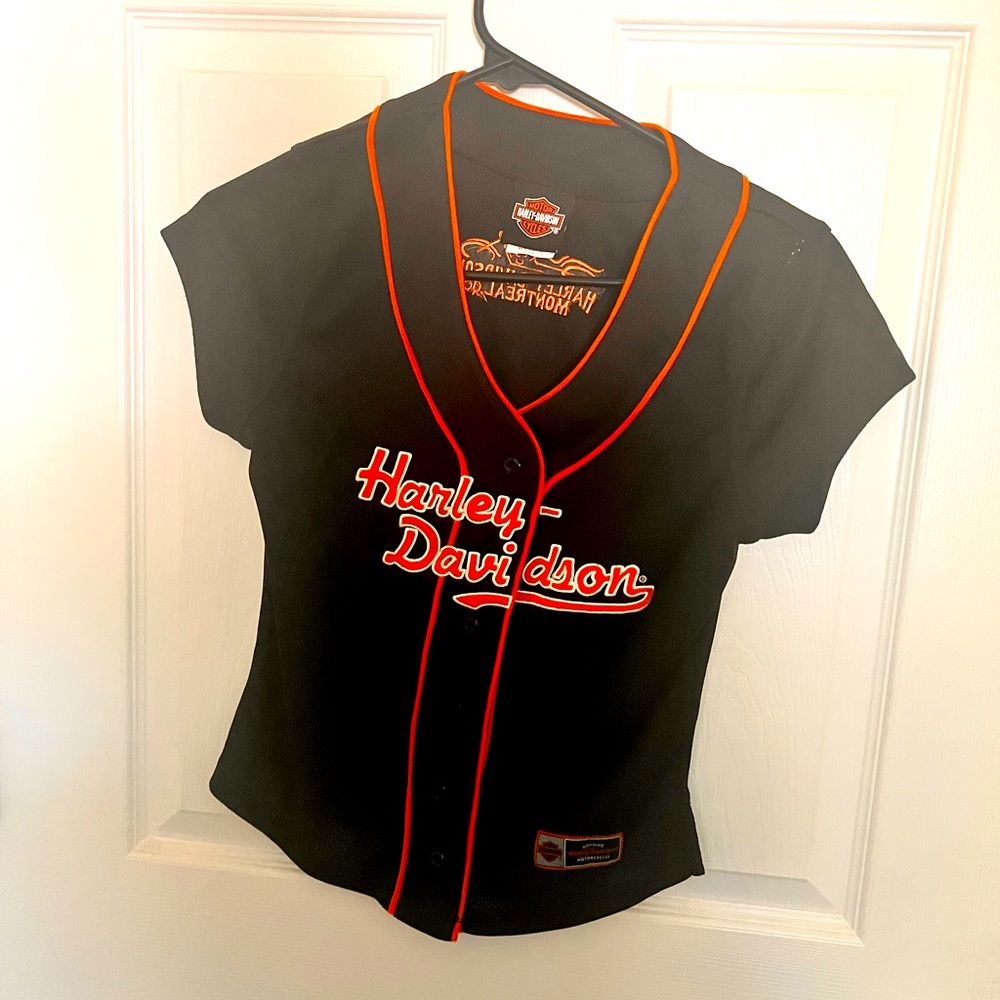 Harley Baseball shirt size small